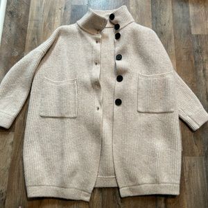 Women’s 100% Wool Button-Up Sweater